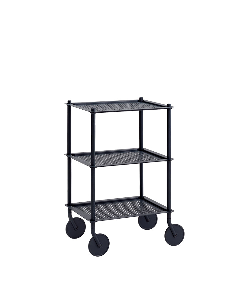 Flow large - Gray trolley - Perforated metal